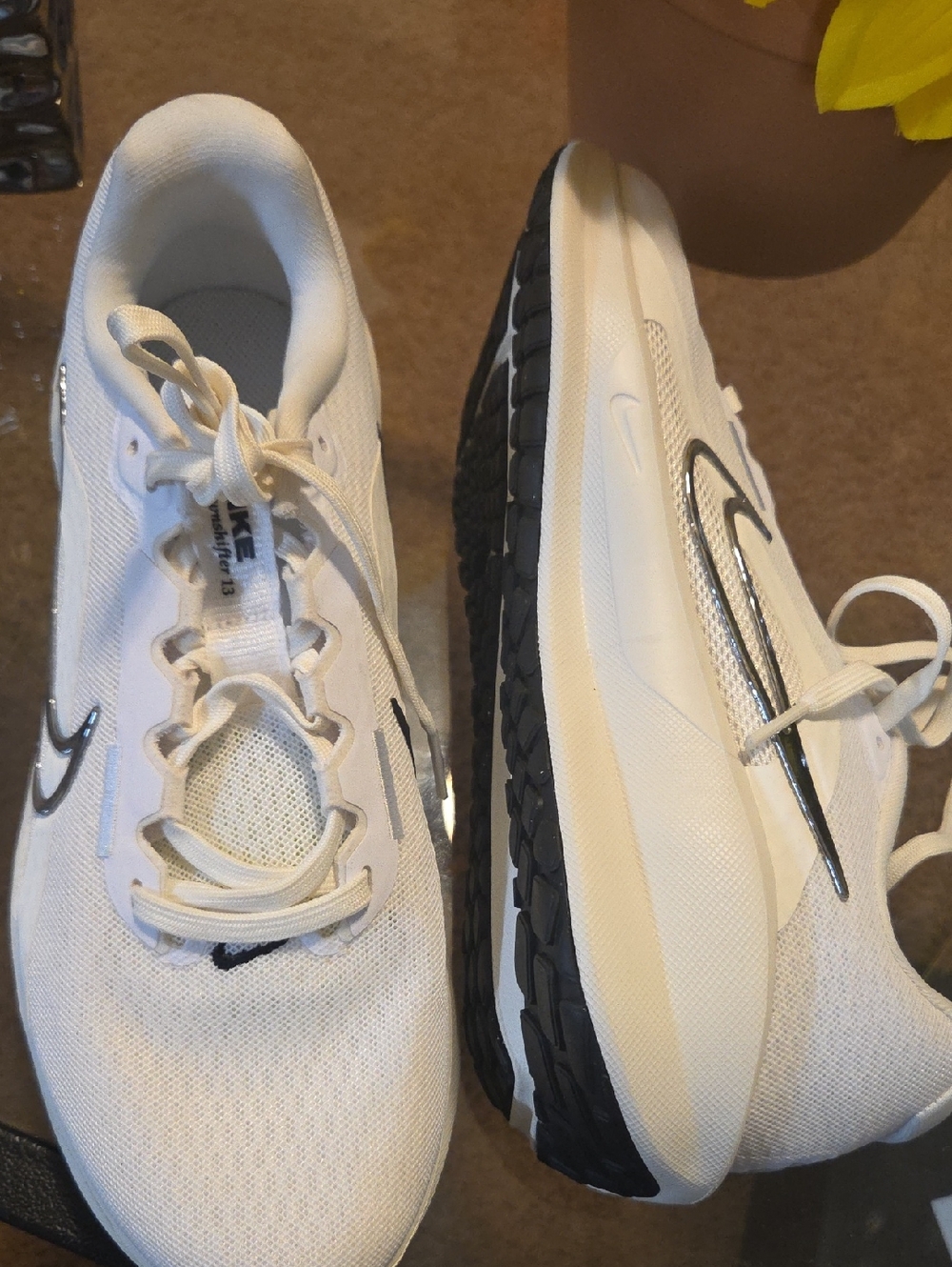 Nike White & Black Athletic Sneakers